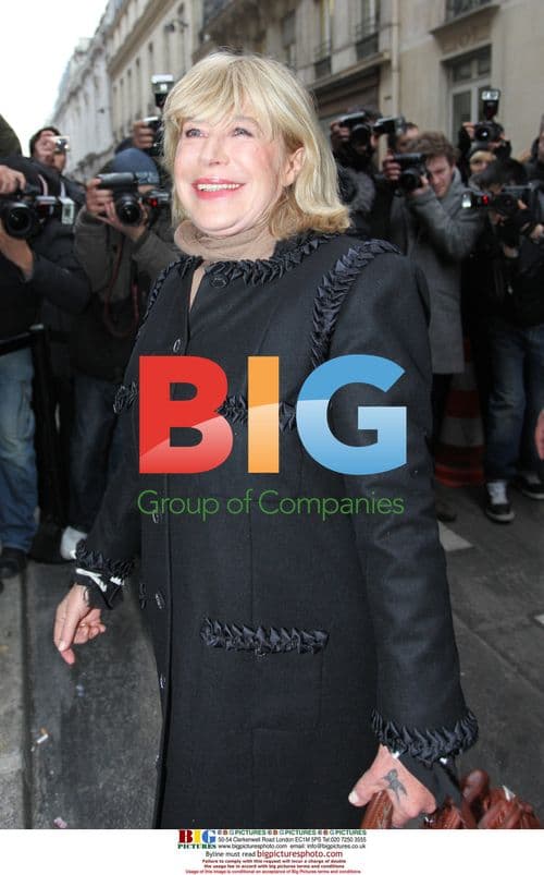 Marianne Faithfull at Chanel Fashion Show