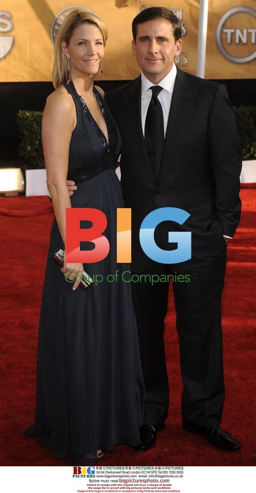 Steve Carell and wife Nancy Walls at SAG Awards
