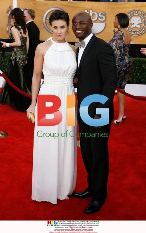 Taye Diggs and Idina Menzel at SAG Awards