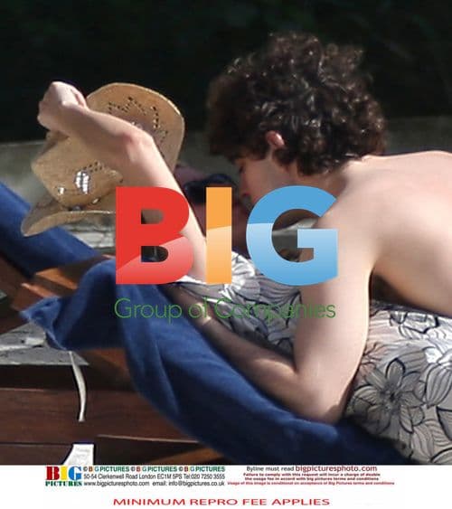 Denise Van Outen and Lee Mead Relaxing on Holiday
