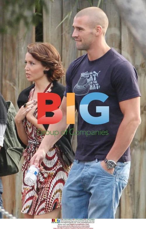 Dannii Minogue and Kris Smith in Melbourne