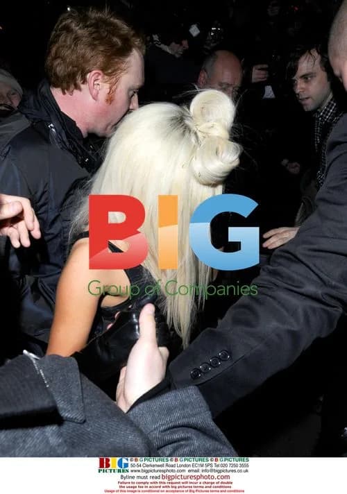 Lady Gaga arrives at Punk in London