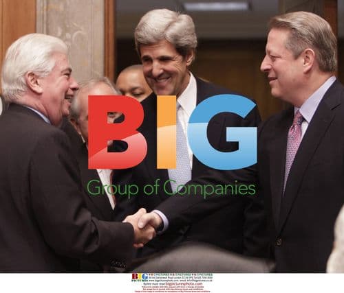 Al Gore, Chris Dodd and John Kerry at Senate Hearing