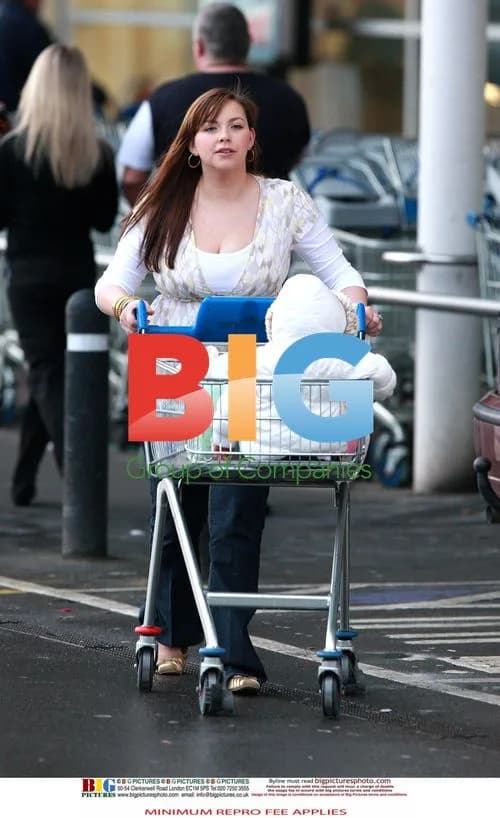 Charlotte Church Out Shopping with Kids