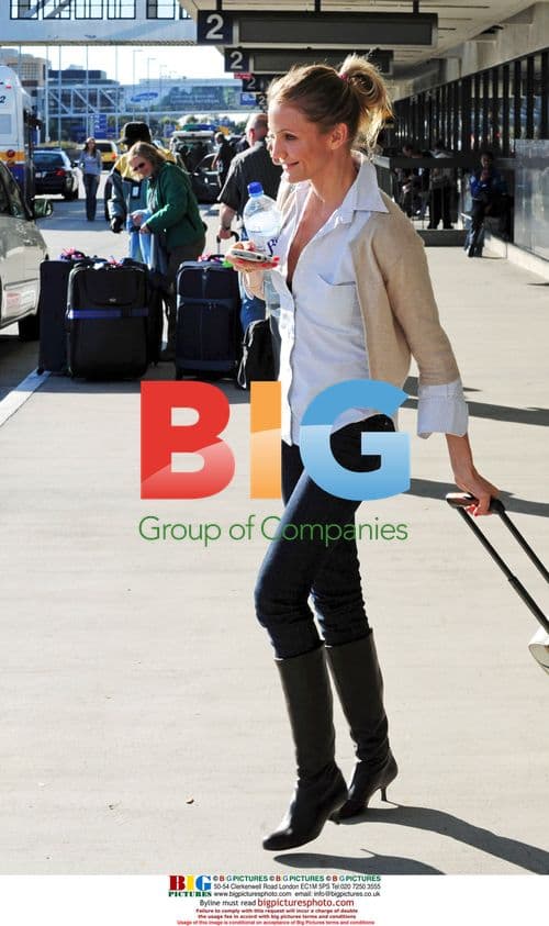 Cameron Diaz arrives at LAX