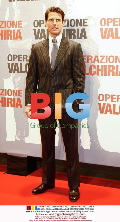 Tom Cruise at 'Valkyrie' premiere in Rome