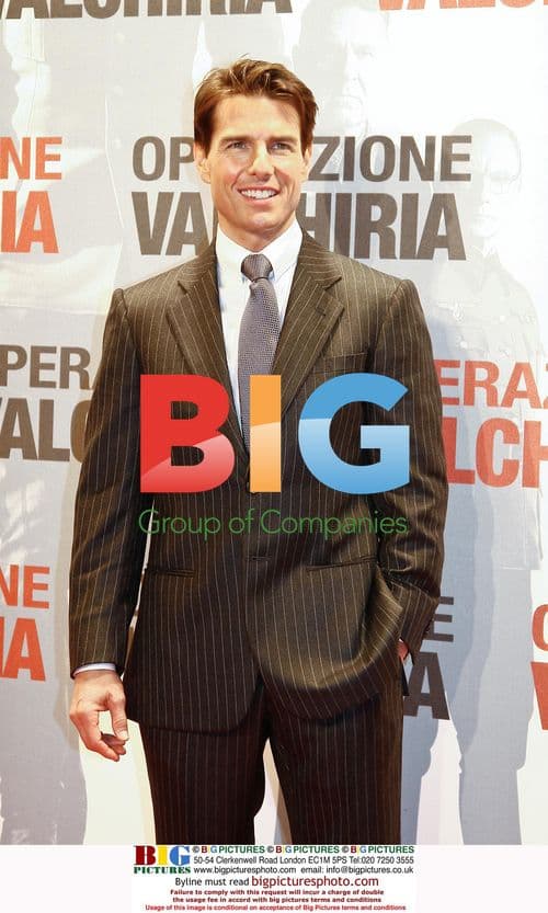 Tom Cruise at 'Valkyrie' premiere in Rome