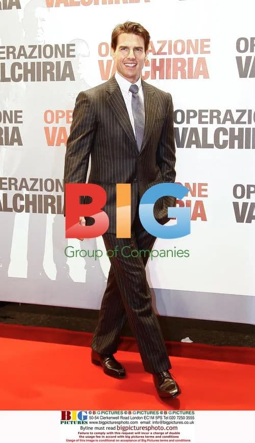Tom Cruise at 'Valkyrie' premiere in Rome