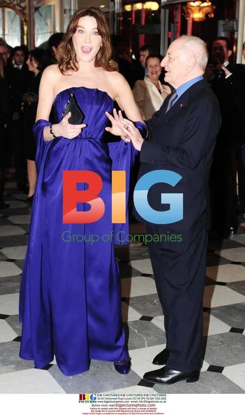 Celebs at 7th Fashion Dinner for Aids in Paris