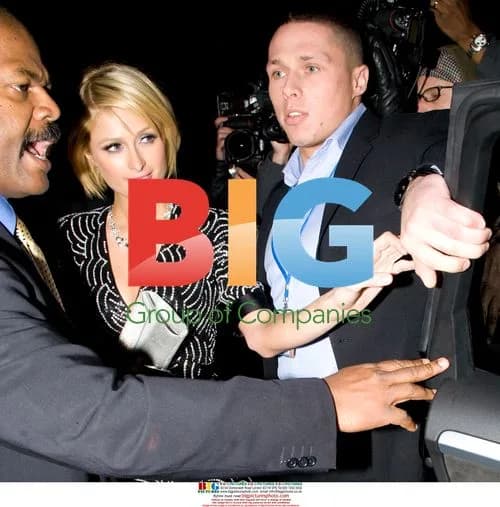 Paris Hilton leaves Mayfair Hotel
