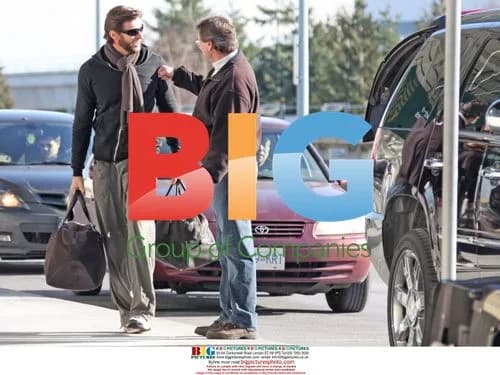 Hugh Jackman Departs Vancouver Airport