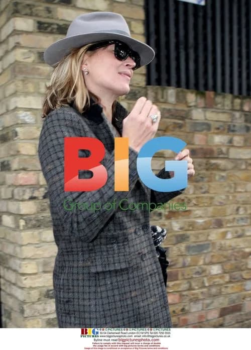 Kate Moss and Jamie Hince leaving home in London
