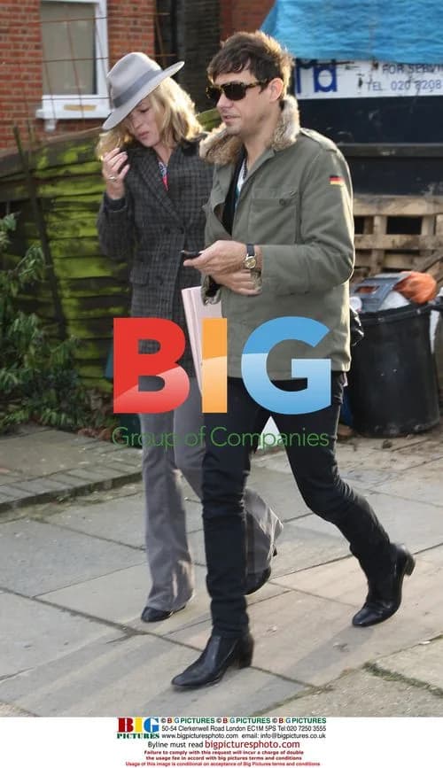 Kate Moss and boyfriend Jamie Hince in London