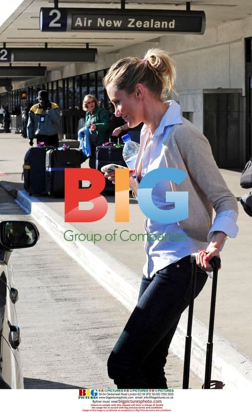 Cameron Diaz arrives at LAX