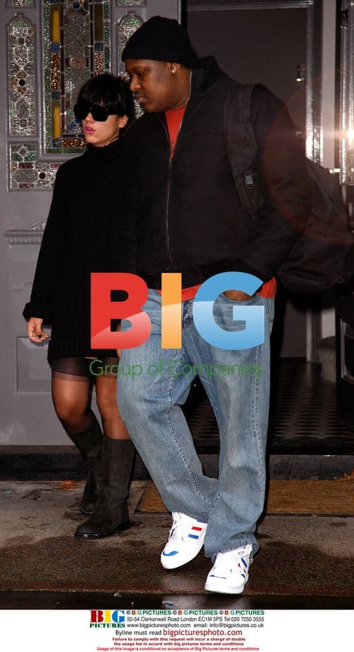 Lily Allen Leaving for Gig in London