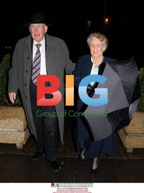 Dr. Ian Paisley and wife Eileen at The Late Late Show