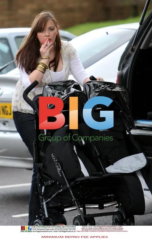 Charlotte Church with kids at Tesco