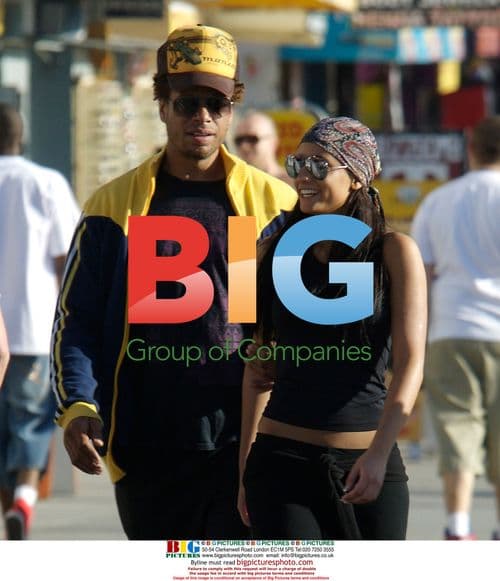 Gary Dourdan with mystery woman in Venice, CA