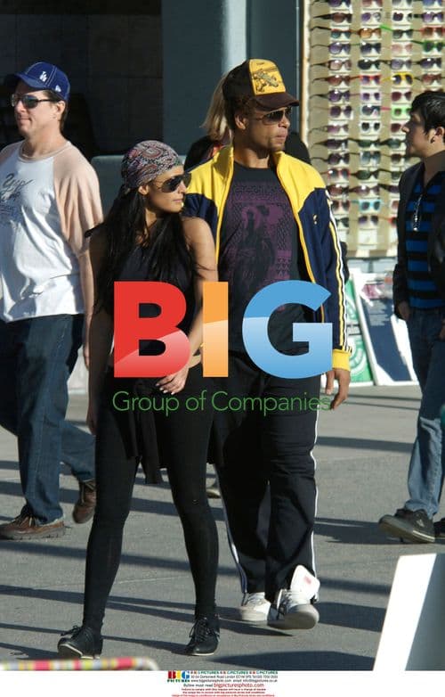 Gary Dourdan with mystery girlfriend in Venice, CA