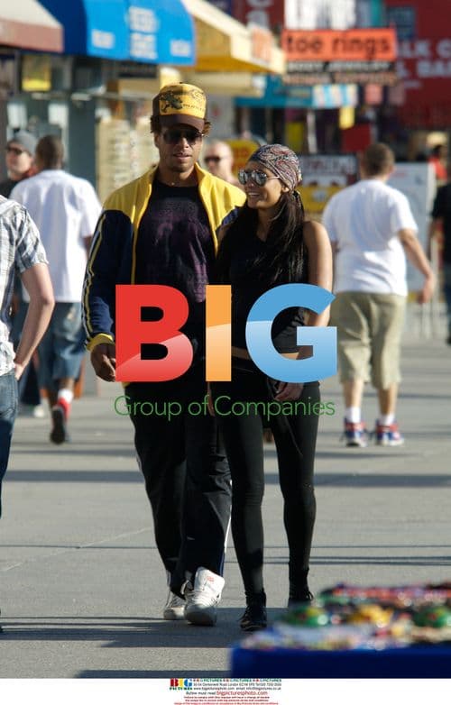 Gary Dourdan and girlfriend in Venice, CA