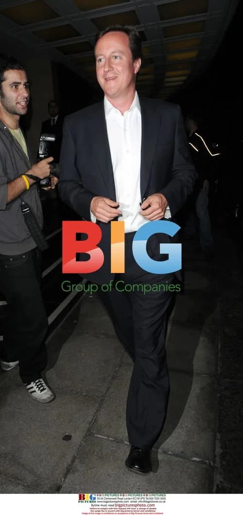 David Cameron spotted outside Dorchester
