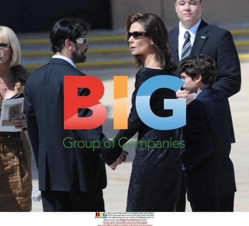 Kate Jackson attends Farrah Fawcett's funeral