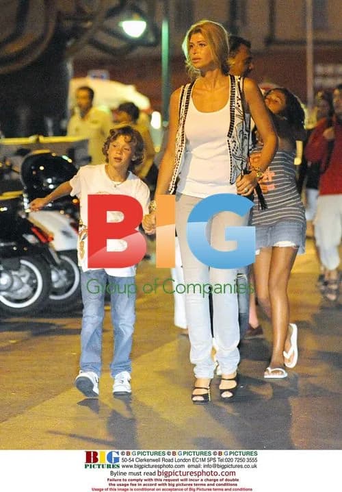 Ruud Gullit and Family in Saint Tropez
