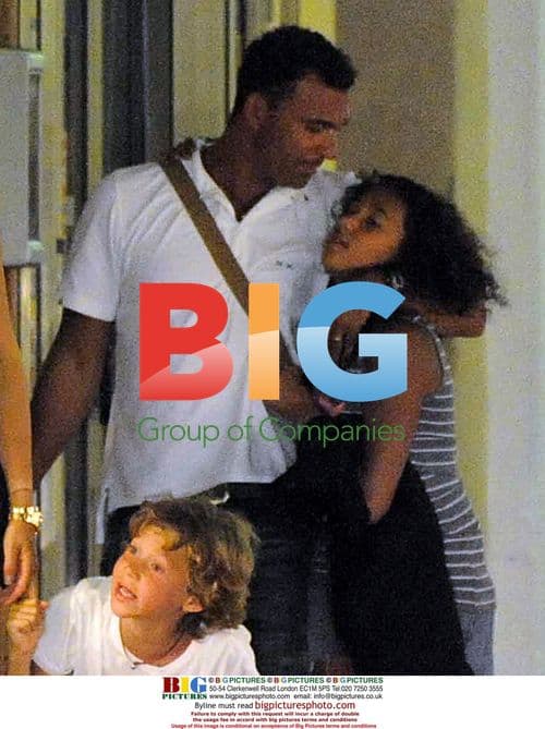 Ruud Gullit and family in Saint Tropez