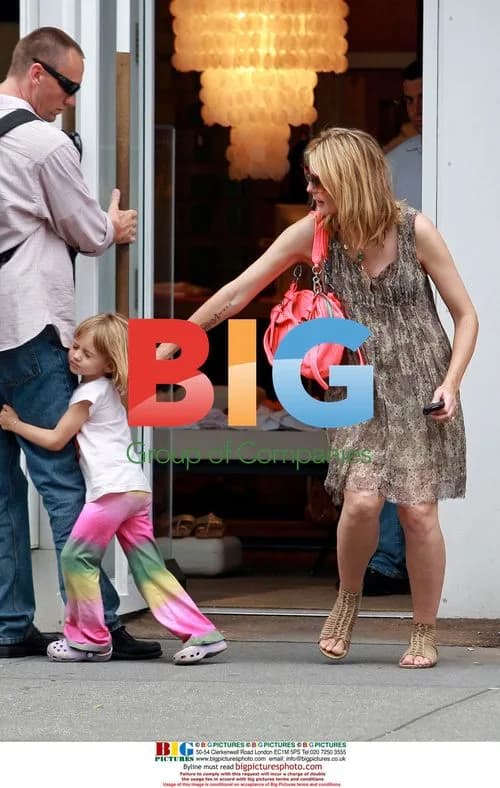 Heidi Klum Shopping with Family in NYC