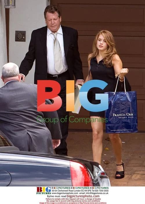 Ryan O'Neal attends Farrah Fawcett's funeral