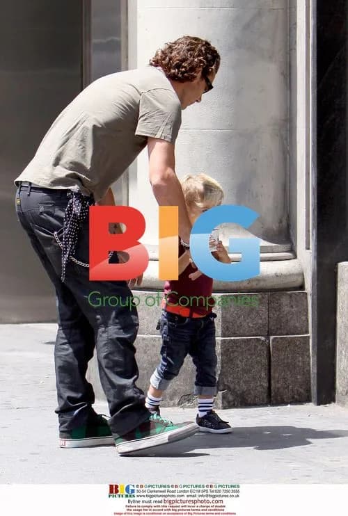 Gavin Rossdale and Son Kingston in NYC