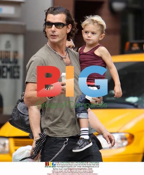 Gavin Rossdale spends day with son