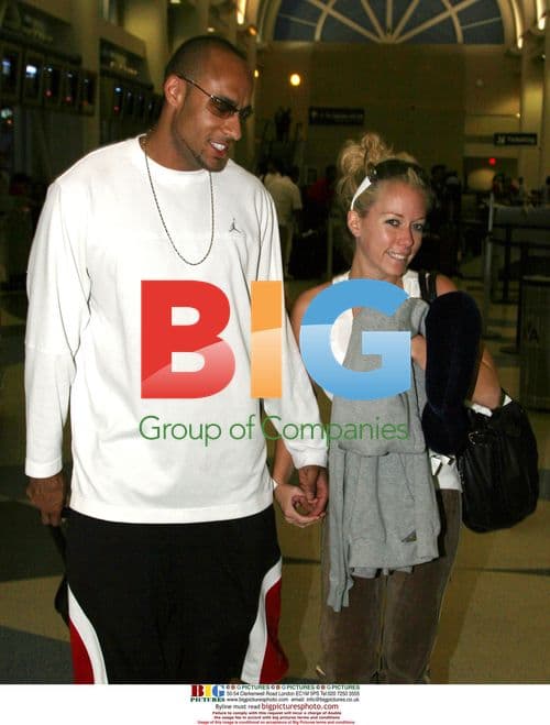 Newlyweds Kendra Wilkinson and Hank Baskett Depart LAX