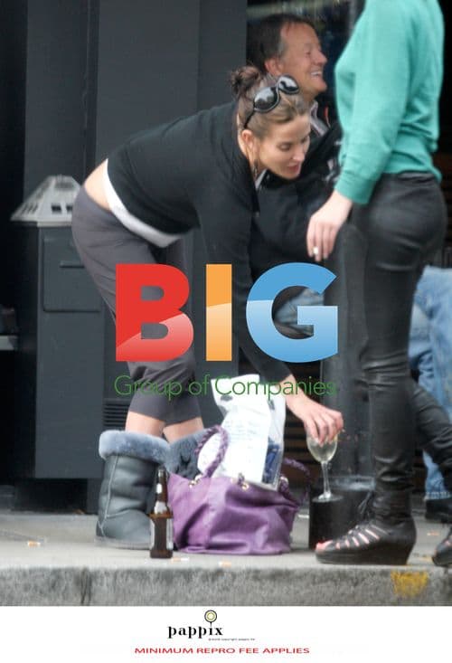 Sophie Anderton Smoking with Friends