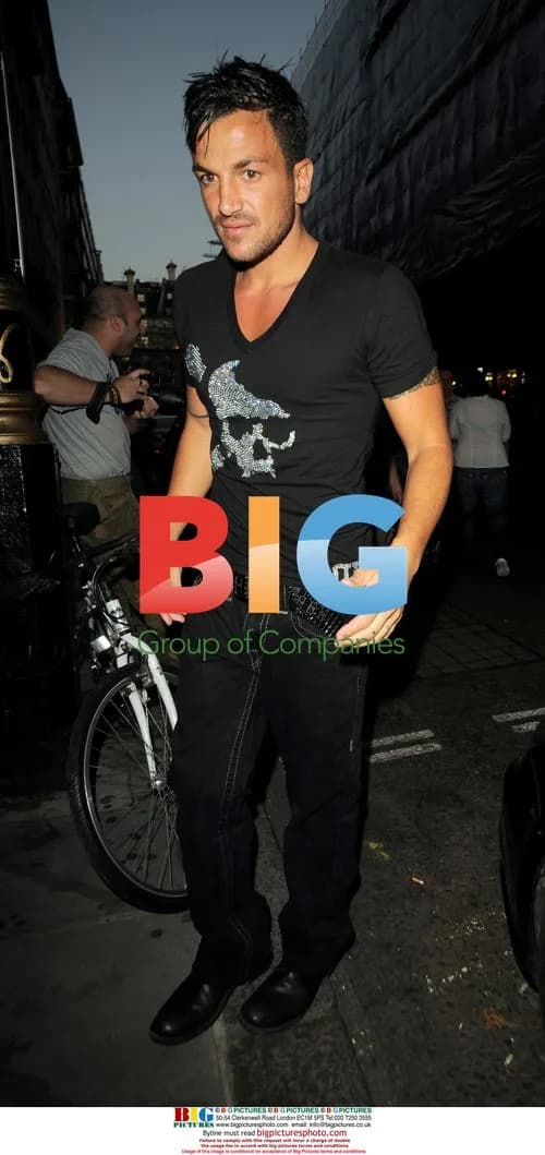 Peter Andre at Nobu afterparty