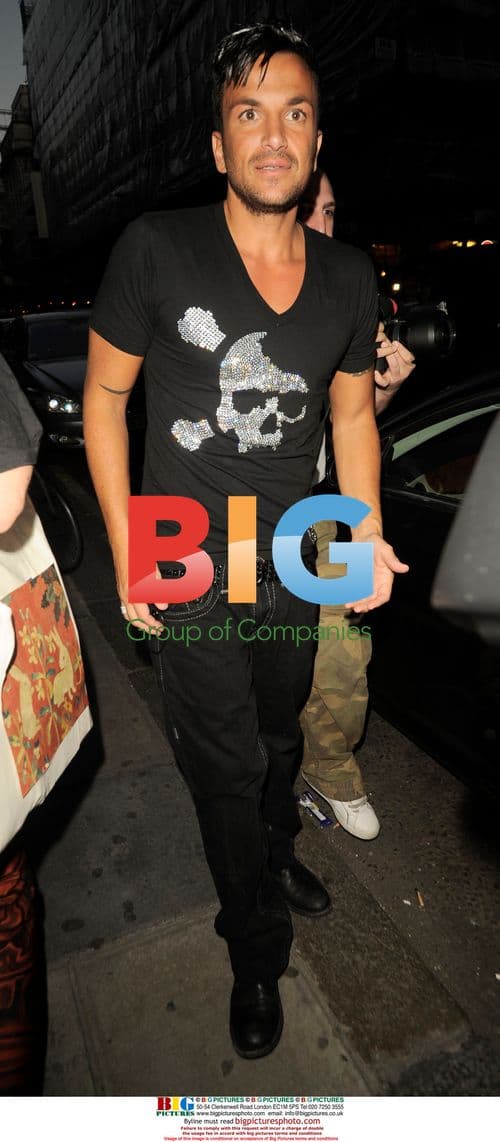 Peter Andre at Christian Audigier's afterparty