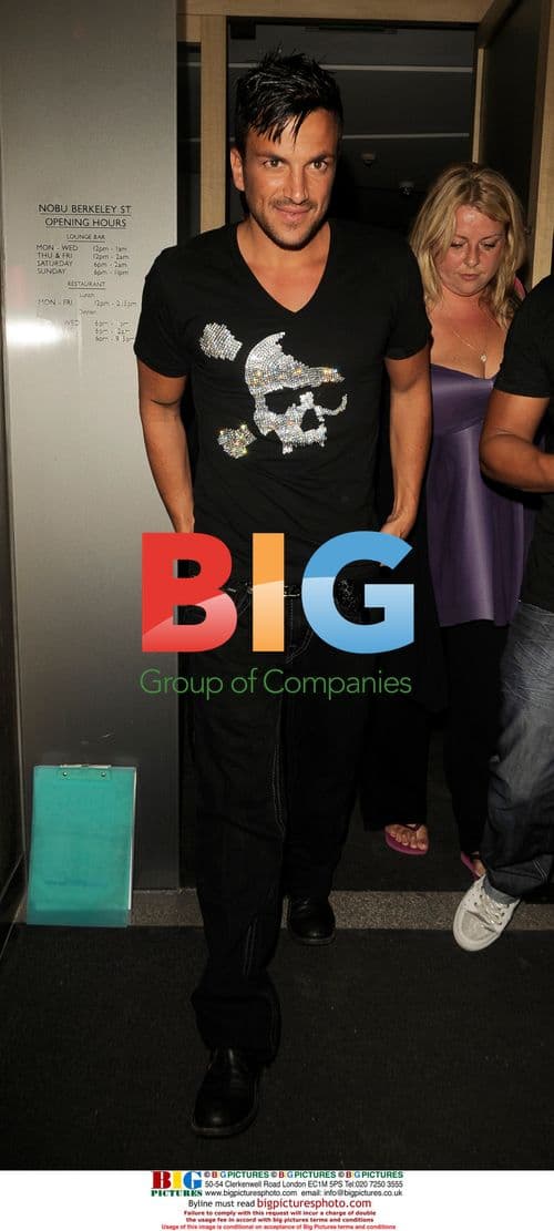 Peter Andre at Nobu Afterparty