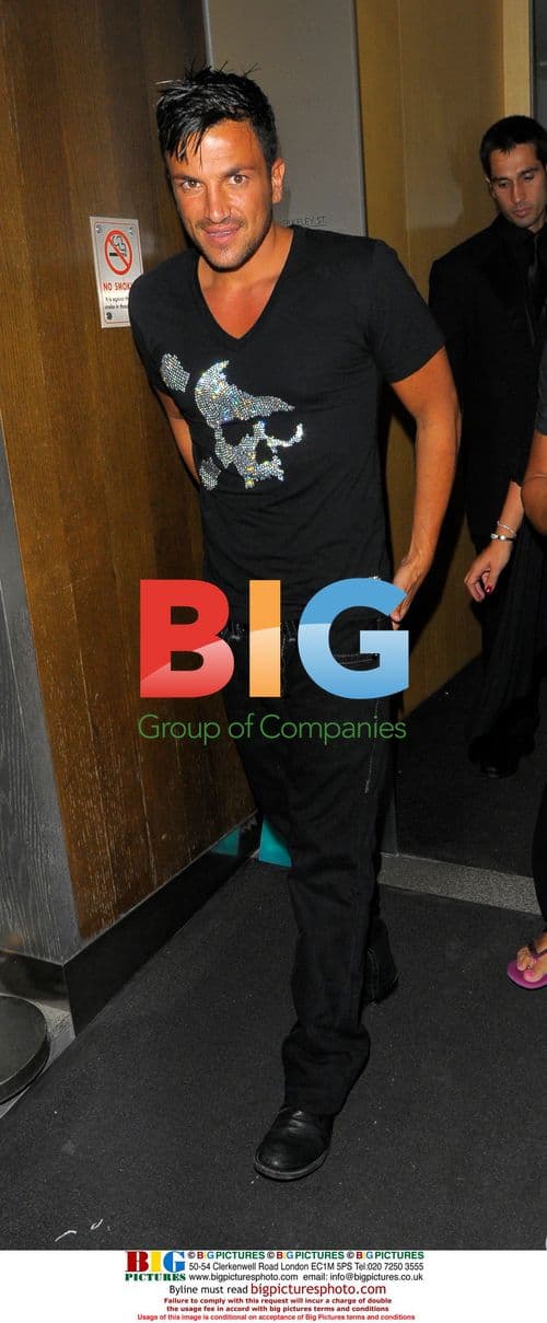 Peter Andre at Nobu afterparty