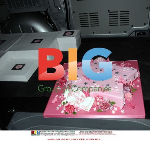 Cheryl Cole's Star-Shaped Birthday Cake