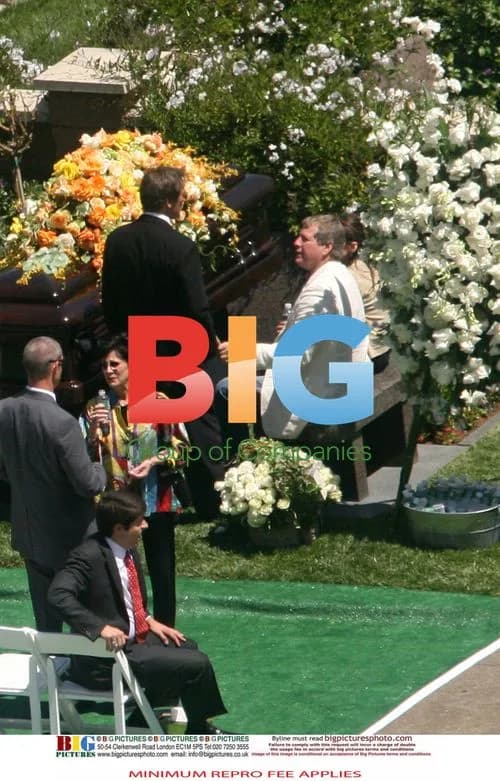 Farrah Fawcett's Funeral Gathering