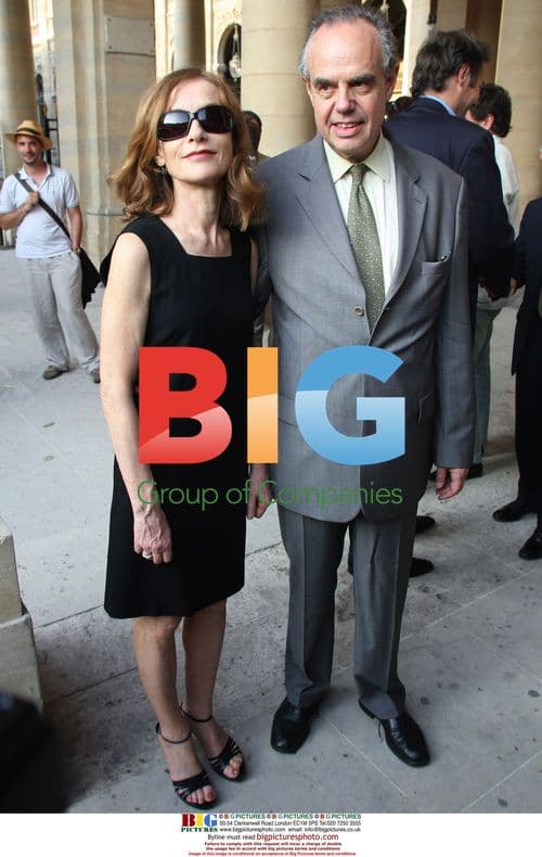 Isabelle Huppert and Frederic Mitterrand at Cinema Event