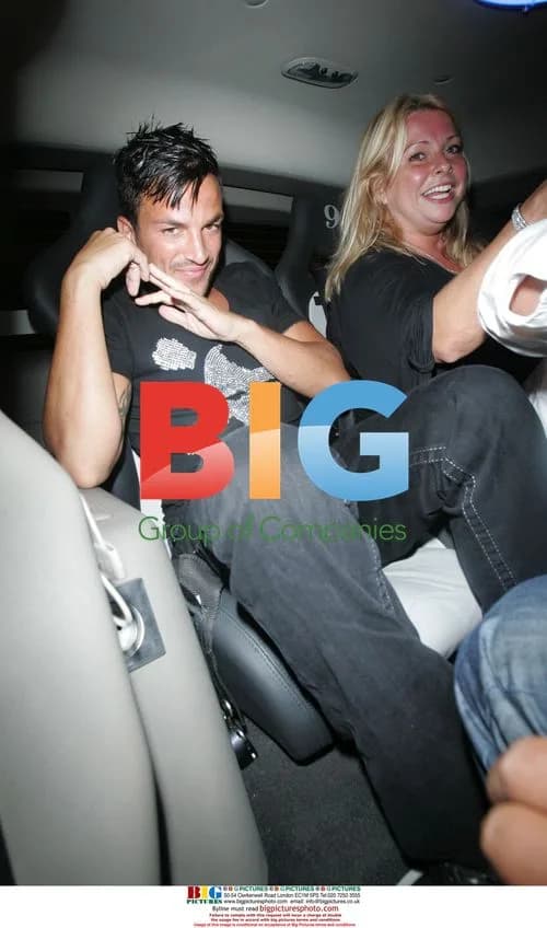 Peter Andre Dines with Mystery Girl
