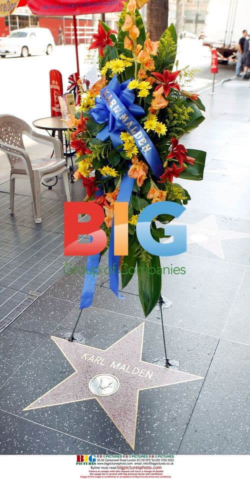 Tributes to Karl Malden at Hollywood Walk Of Fame