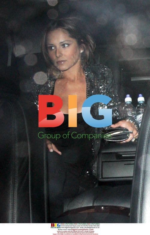 Cheryl leaves Nobu in London