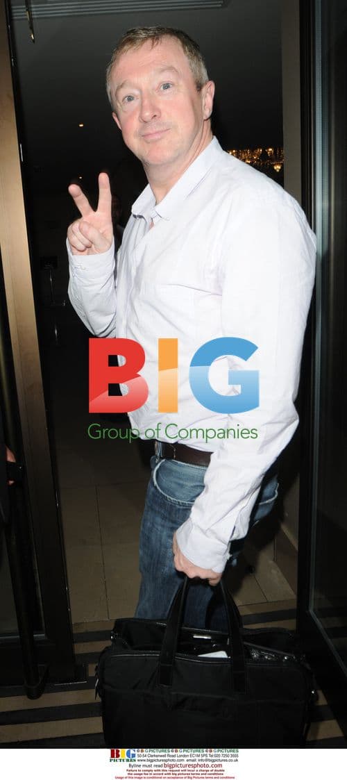 X-Factor Judge Louis Walsh Leaving Hotel