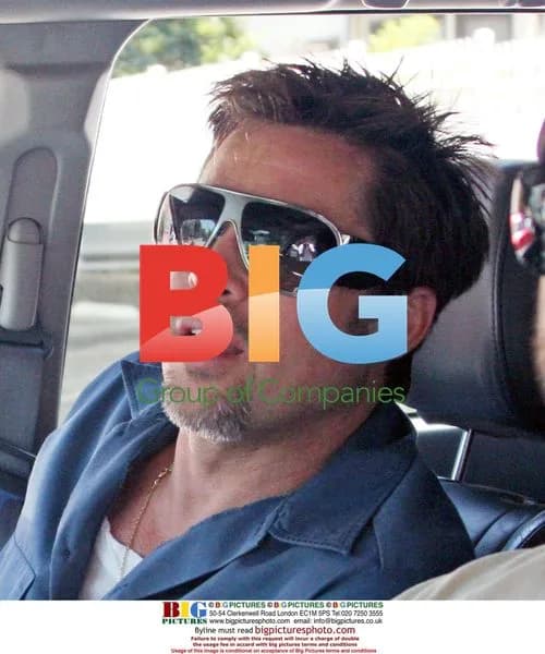 Brad Pitt Bumming Ride from Paparazzi