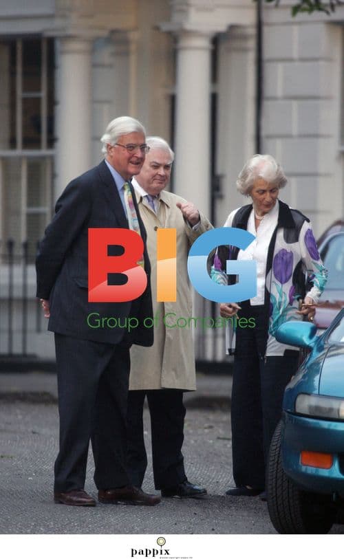 Norman Lamont, Kenneth Baker and wife have lunch in London