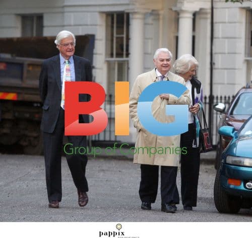 Norman Lamont meets Kenneth Baker and wife