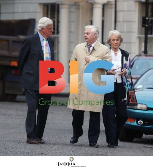 Norman Lamont meets with Kenneth Baker and wife
