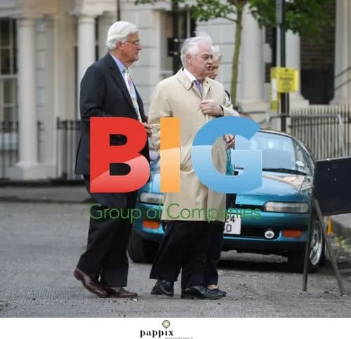 Norman Lamont meets Kenneth Baker and wife